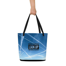 Load image into Gallery viewer, LOOK UP // Large Tote Bag
