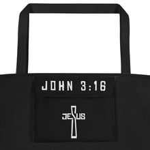 Load image into Gallery viewer, JESUS SAVES // Large Tote Bag
