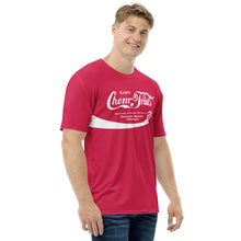 Load image into Gallery viewer, ENJOY CHEMTRAILS // Men&#39;s t-shirt // CORAL RED
