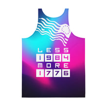 Load image into Gallery viewer, LESS 1984 MORE 1776 // GRADIENT // Unisex Tank Top
