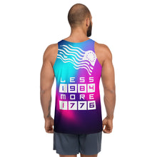 Load image into Gallery viewer, LESS 1984 MORE 1776 // GRADIENT // Unisex Tank Top
