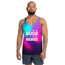 Load image into Gallery viewer, LESS 1984 MORE 1776 // GRADIENT // Unisex Tank Top
