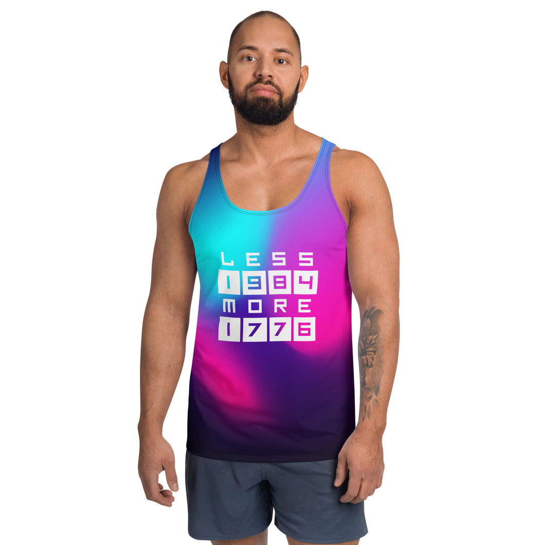 LESS 1984 MORE 1776 // GRADIENT // Unisex Tank Top