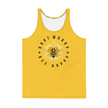 Load image into Gallery viewer, DONT WORRY BEE HAPPY // All Over Print // Unisex Tank Top
