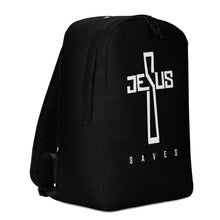 Load image into Gallery viewer, JESUS SAVES // Black Backpack
