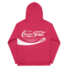 Load image into Gallery viewer, ENJOY CHEMTRAILS // Deluxe Unisex Hoodie // CORAL RED
