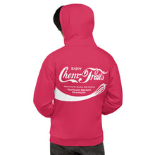 Load image into Gallery viewer, ENJOY CHEMTRAILS // Deluxe Unisex Hoodie // CORAL RED
