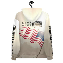 Load image into Gallery viewer, LESS 1984 MORE 1776 // All Over Print // Unisex Hoodie
