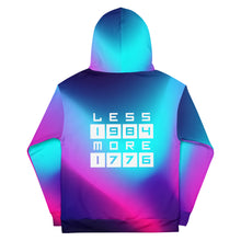 Load image into Gallery viewer, LESS 1984 MORE 1776 // GRADIENT // Unisex Hoodie
