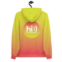 Load image into Gallery viewer, Hi. I&#39;m awkward // All Over Print // Unisex Hoodie
