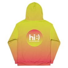 Load image into Gallery viewer, Hi. I&#39;m awkward // All Over Print // Unisex Hoodie
