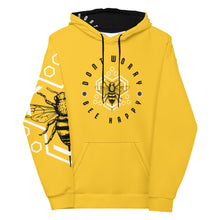 Load image into Gallery viewer, DON&#39;T WORRY BEE HAPPY // All Over Print // Unisex Hoodie
