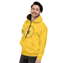 Load image into Gallery viewer, DON&#39;T WORRY BEE HAPPY // All Over Print // Unisex Hoodie
