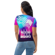 Load image into Gallery viewer, LESS 1984 MORE 1776 // GRADIENT // Women&#39;s T-shirt
