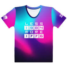 Load image into Gallery viewer, LESS 1984 MORE 1776 // GRADIENT // Women&#39;s T-shirt
