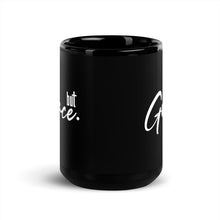 Load image into Gallery viewer, BUT GRACE // Black Glossy Mug 15oz
