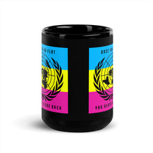 Load image into Gallery viewer, ONCE YOU GO FLAT // Black Glossy Mug
