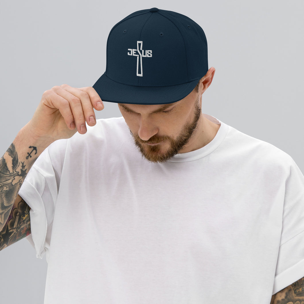 JESUS SAVES // Snapback Hat