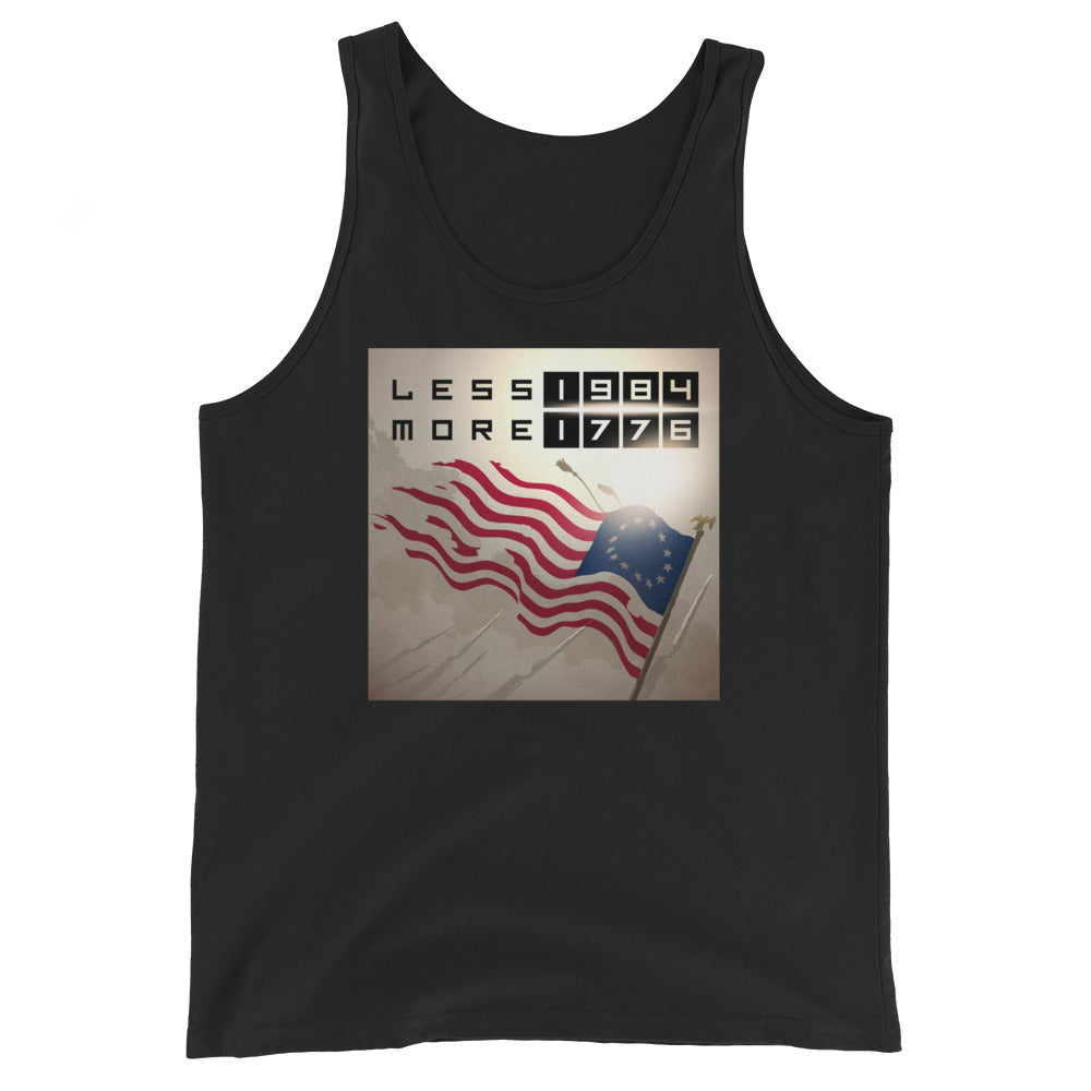 LESS 1984 MORE 1776 // Unisex Tank Top