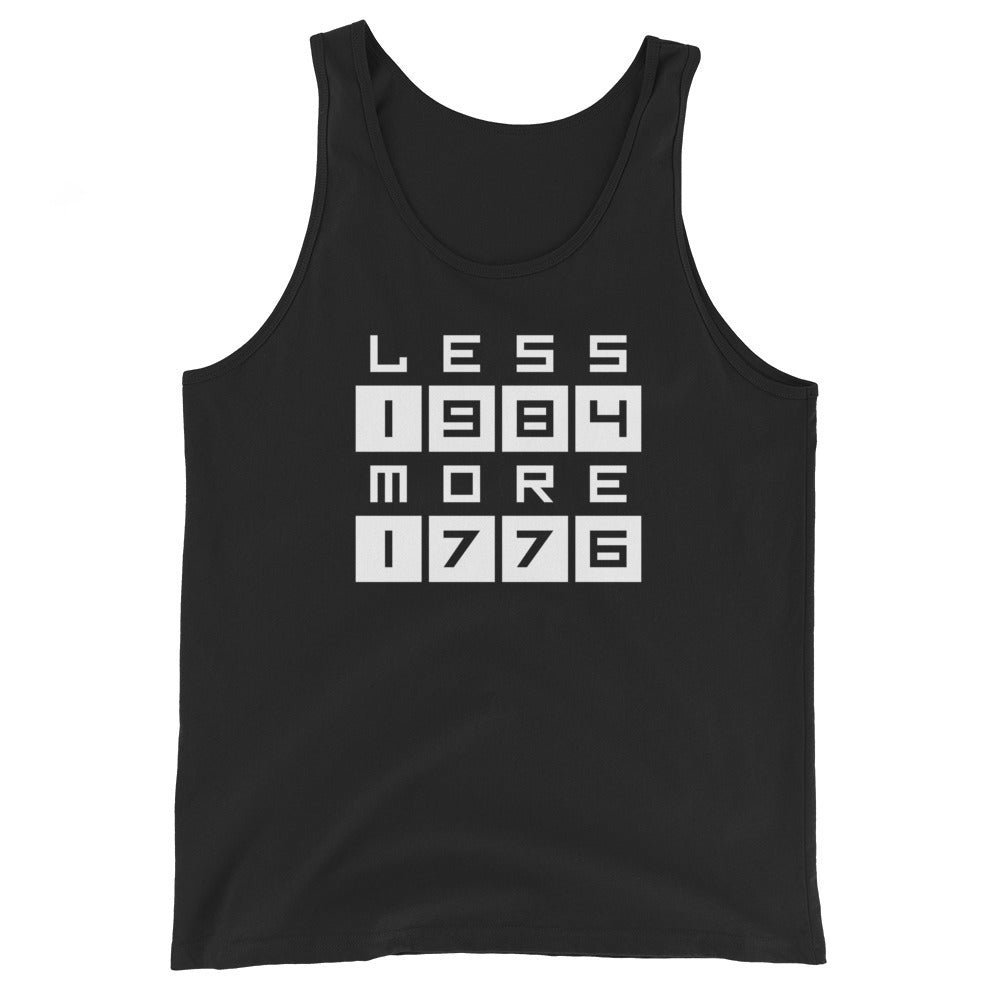 LESS 1984 MORE 1776 // Non Gradient // Unisex Tank Top