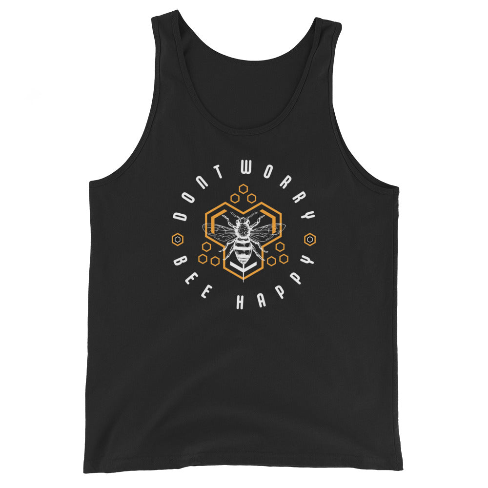 DON'T WORRY BEE HAPPY // Unisex Tank Top