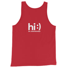 Load image into Gallery viewer, Hi. I&#39;m Awkward // Unisex Tank Top
