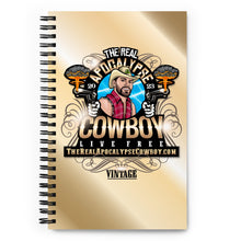 Load image into Gallery viewer, THE REAL APOCALYPSE COWBOY // Spiral notebook
