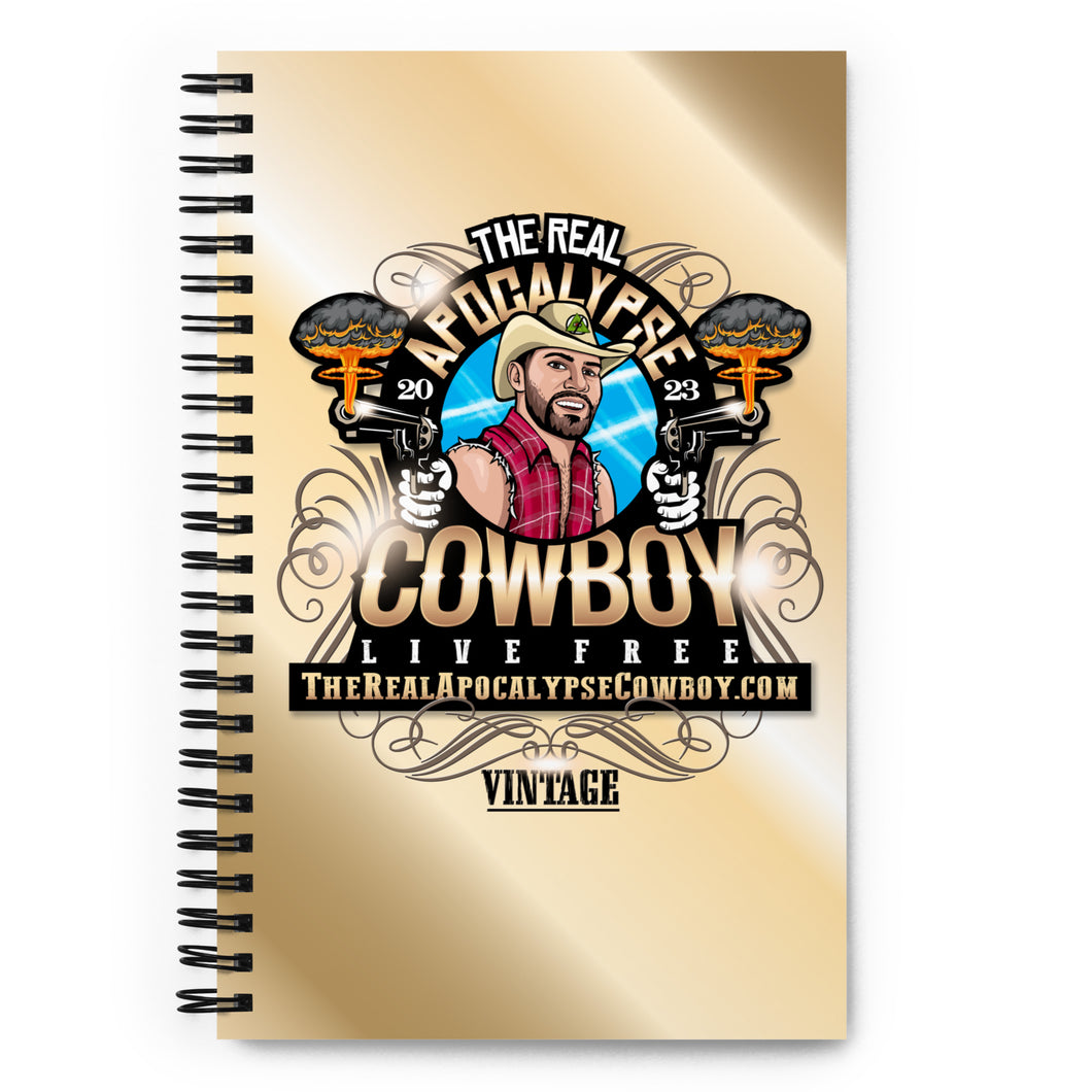 THE REAL APOCALYPSE COWBOY // Spiral notebook