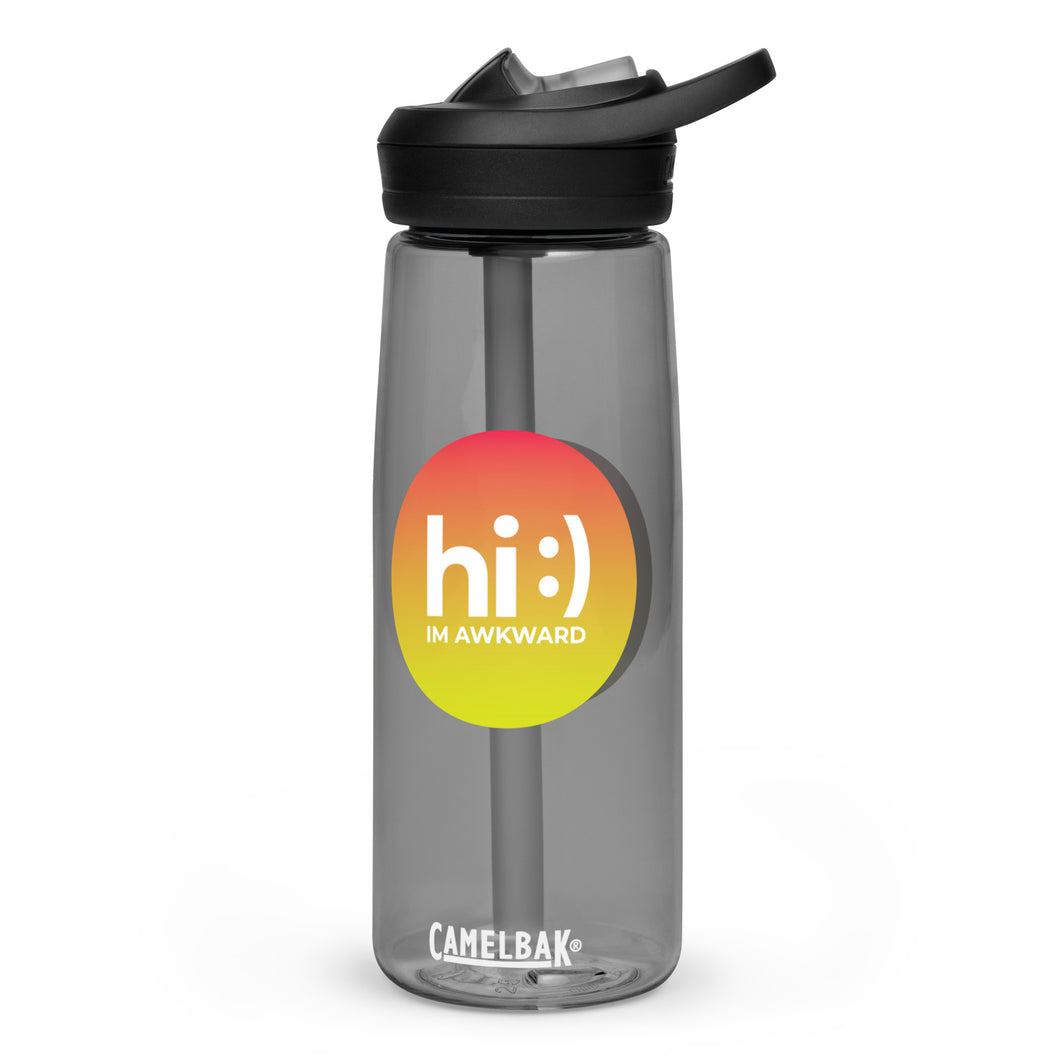 Hi. I'm Awkward // Sports water bottle