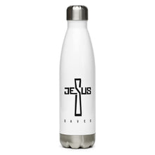 Load image into Gallery viewer, JESUS SAVES // Stainless steel water bottle
