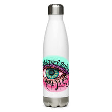 Load image into Gallery viewer, REAL EYES REALIZE REAL LIES // Stainless Steel Water Bottle
