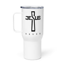 Load image into Gallery viewer, JESUS SAVES // Travel mug with a handle
