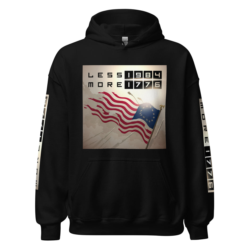 LESS 1984 MORE 1776 // Unisex Hoodie