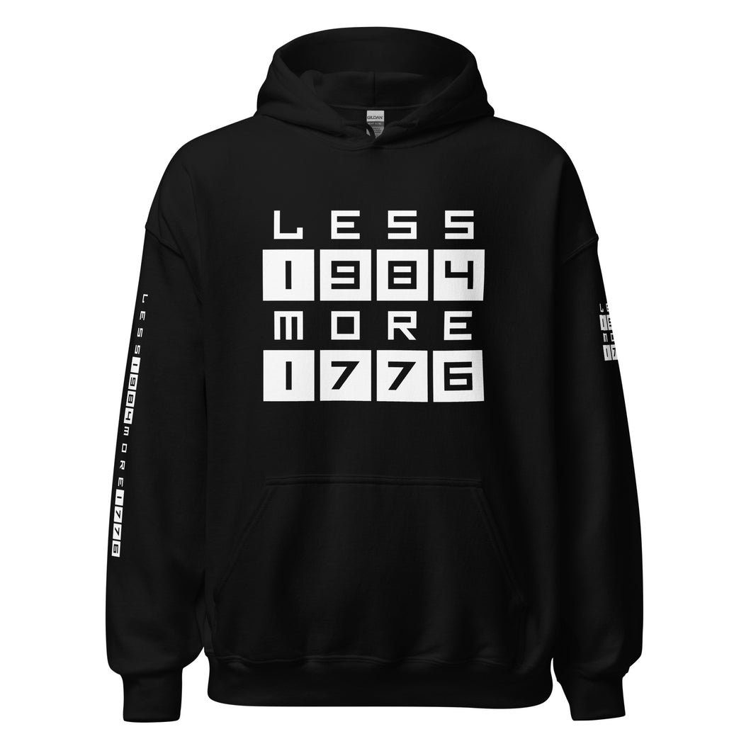 LESS 1984 MORE 1776 // Non GRADIENT// Unisex Hoodie