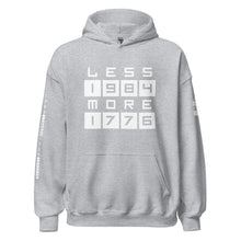 Load image into Gallery viewer, LESS 1984 MORE 1776 // Non GRADIENT// Unisex Hoodie
