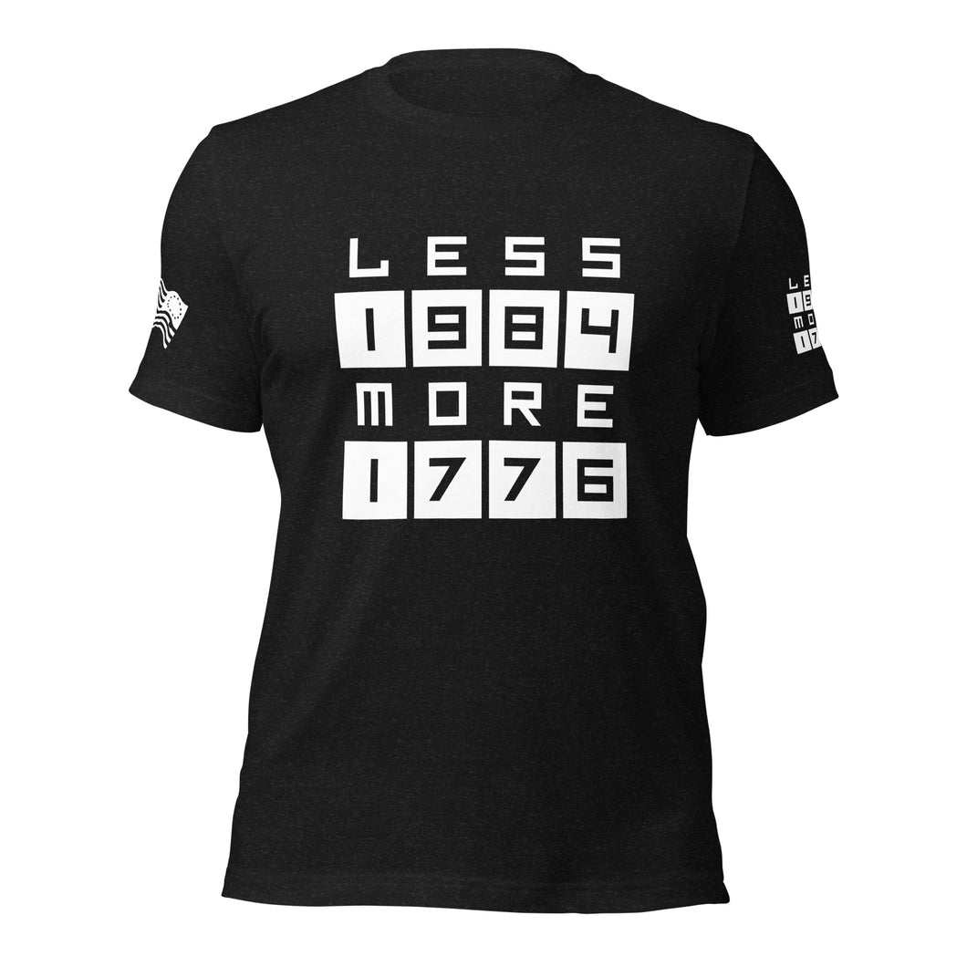 LESS 1984 MORE 1776 // Non Gradient // Unisex t-shirt