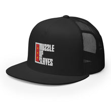 Load image into Gallery viewer, MUZZLE UP SLAVES // Trucker hat // On dark + color
