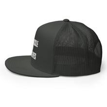 Load image into Gallery viewer, MUZZLE UP SLAVES // Trucker hat // On dark + color
