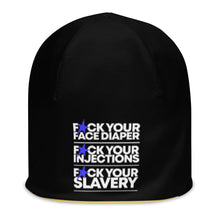 Load image into Gallery viewer, FUCK YOUR SLAVERY // FYS // BEANIE All-Over Print
