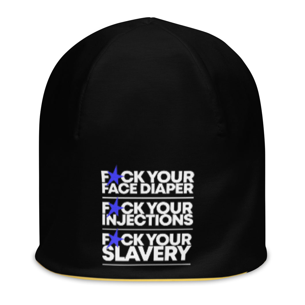 FUCK YOUR SLAVERY // FYS // BEANIE All-Over Print