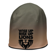 Load image into Gallery viewer, WISE UP RISE UP LIONS -- Beanie
