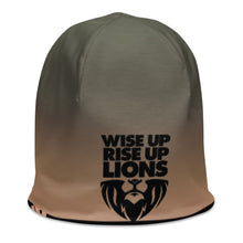 Load image into Gallery viewer, WISE UP RISE UP LIONS -- Beanie
