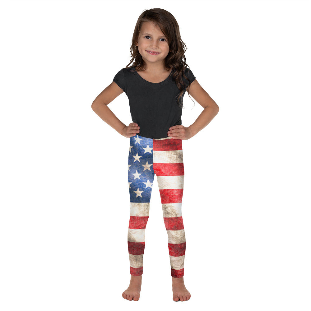 AMERICAN FLAG -- Kid's Leggings