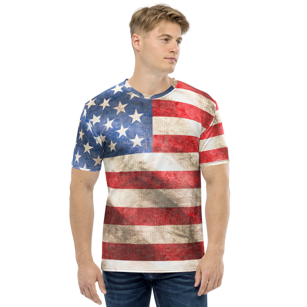 AMERICAN FLAG -- Men's T-shirt