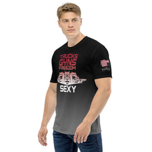 Load image into Gallery viewer, TRUCKS GUNS &amp; FREEDOM -- DELUXE Men&#39;s T-shirt
