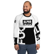 Load image into Gallery viewer, ALPHA AS FUCK -- Men&#39;s Rash Guard
