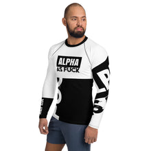 Load image into Gallery viewer, ALPHA AS FUCK -- Men&#39;s Rash Guard
