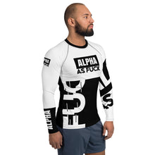 Load image into Gallery viewer, ALPHA AS FUCK -- Men&#39;s Rash Guard
