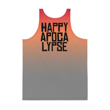 Load image into Gallery viewer, HAPPY APOCALYPSE // DELUXE Unisex Tank Top // All-over-print
