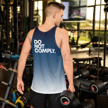 Load image into Gallery viewer, DO NOT COMPLY // DELUXE Unisex Tank Top // All over print
